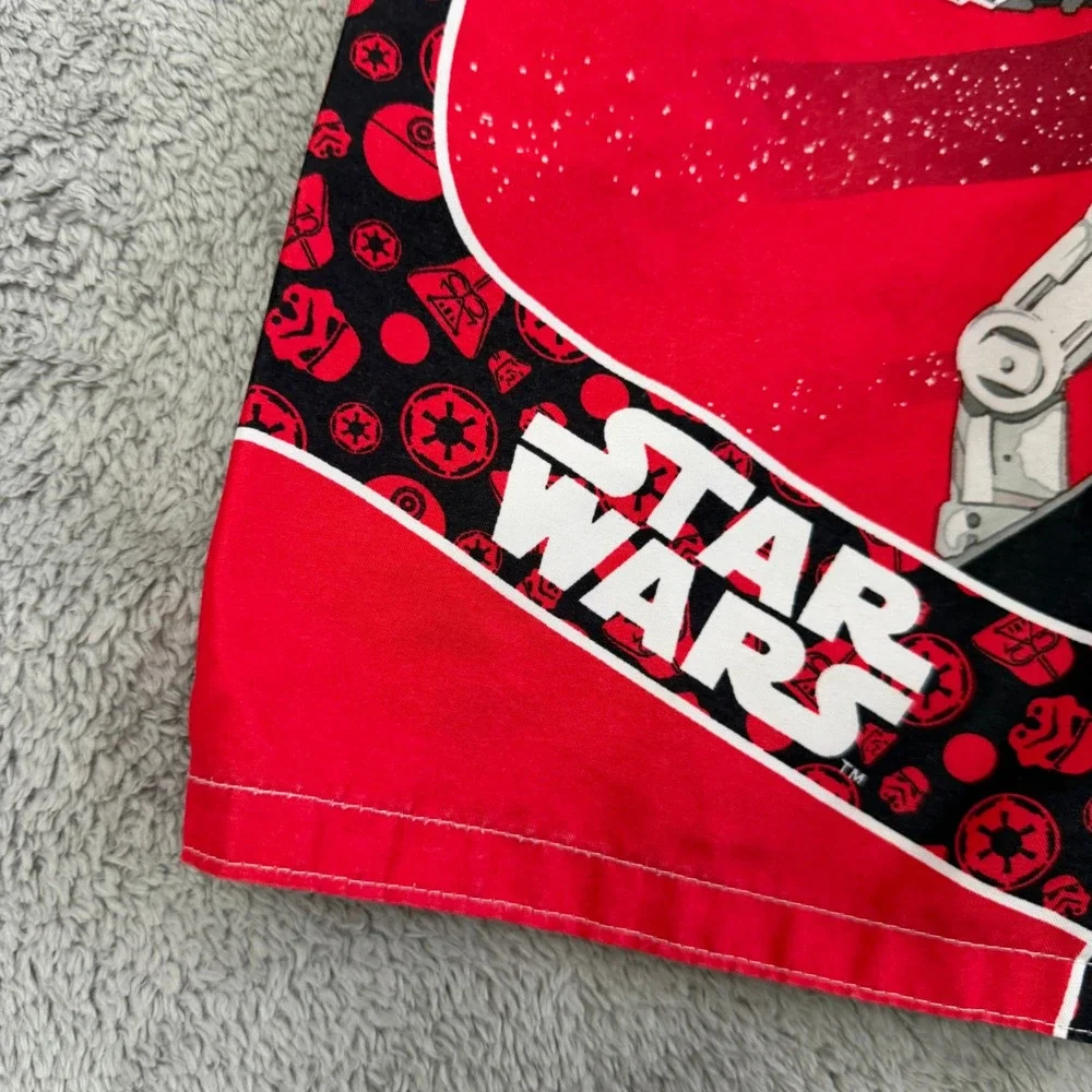 Star Wars Swim Trunks Boys 8 Red Darth Vader Stormtrooper Board Shorts